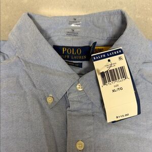 Polo by Ralph Lauren Men's Light Blue Button Down Shirt